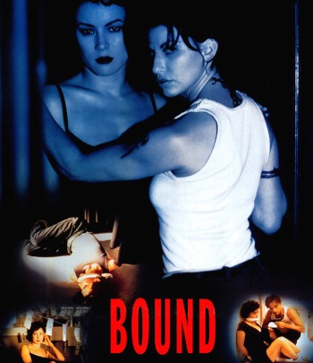 Bound – Gefesselt (Bound) | USA 1996 | Jennifer Tilly, Gina Gershon | Regie: Lana Wachowski, Lilly Wachowski | Thriller | Erfahre mehr auf LezMedia.